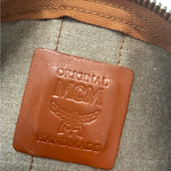 MCM Cognac Visetos Belt Bag - Picture 5 of 7